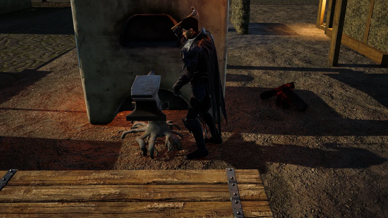 Master Smith Brannoc at the Ember Forge